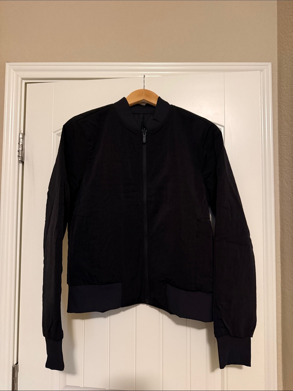 lululemon athletica Black Bomber Jacket